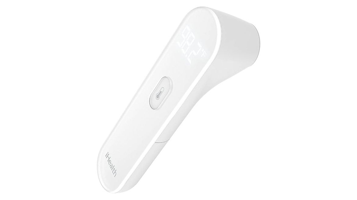 Honorall Digital Infrared Thermometer LCD Backlight Display Non-Contact IR Forehead Ear Thermometers Body Surface Temperature Measurement for Baby Kids Adults Home Office