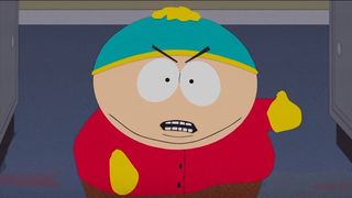 Cartman is yelling in SOUTH PARK THE STREAMING WARS