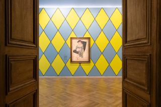 Installation view of Pablo Picasso art directed by Paul Smith