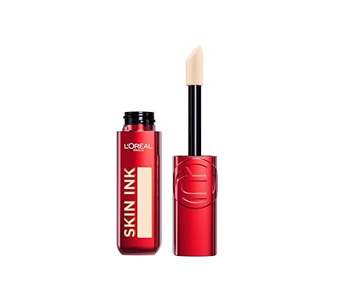 L'oréal Paris Infallible Skin Ink Foundation and Concealer Hybrid, 48h Wear, Waterproof, Lightweight, Medium Coverage, Matte Finish, Shade 15 Light Neutral, 15ml