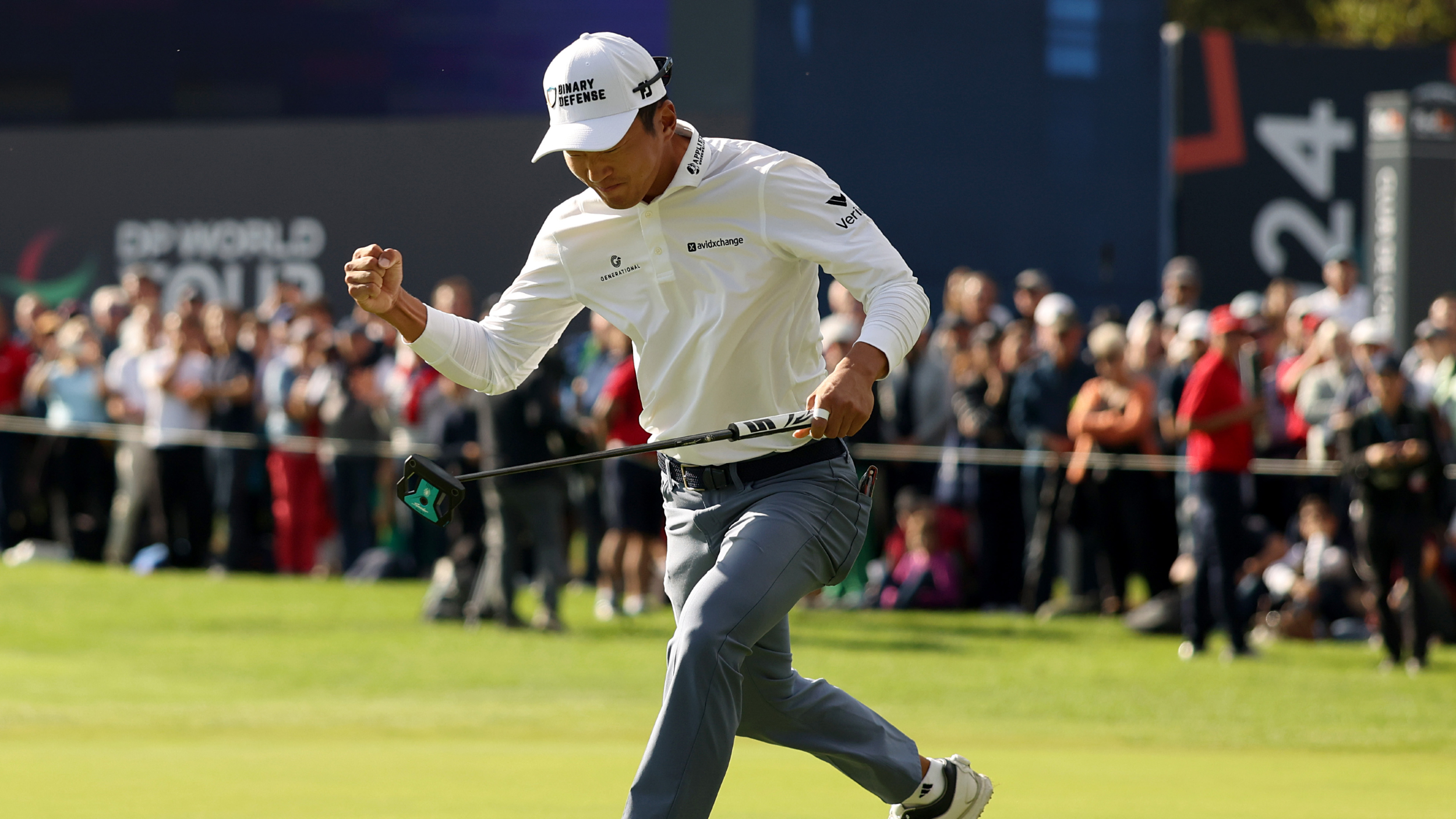 Michael Kim at the Open de France 