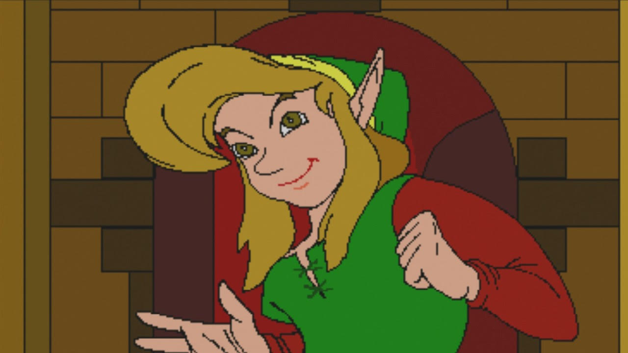 Link in The Wand of Gamelon