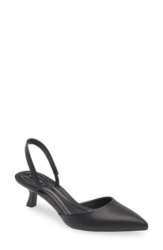 Open Edit, Cammie Kitten Heel Slingback Pump