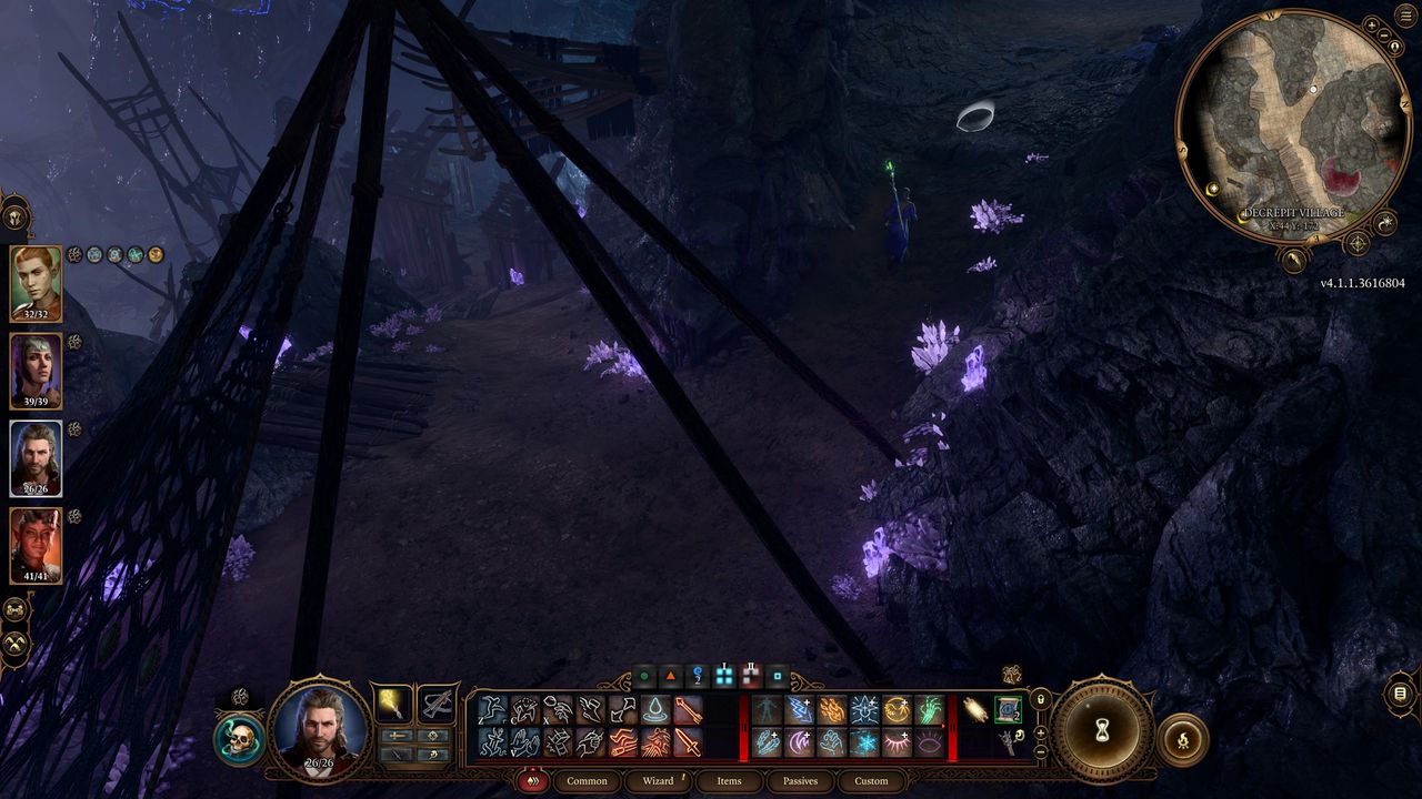 Baldur's Gate 3 Sussur Bark location - Upper path in Decrepit Village