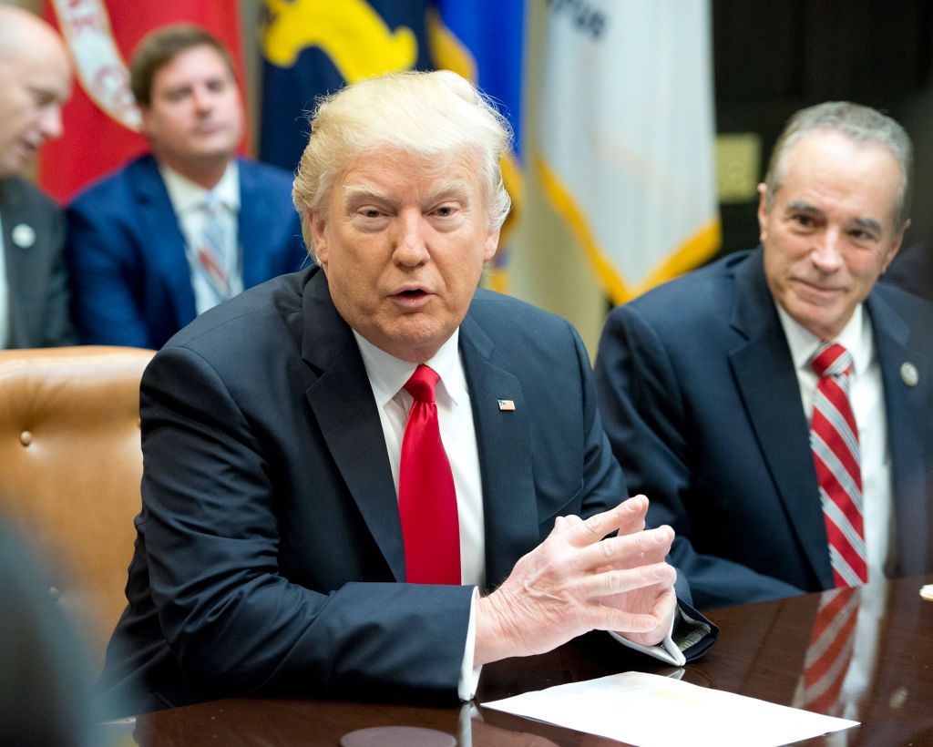 Trump and Rep. Chris Collins.