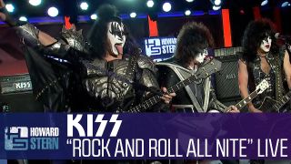 Kiss playing on The Howard Stern Show