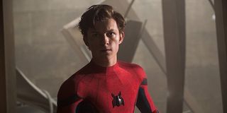 Tom Holland as Peter Parker in Spider-Man: Homecoming