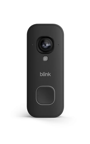 Blink Wired Doorbell 2K+ (newest Gen) — Head-To-Toe 2k Video Doorbell | Continuous Hardwired Power | Ip65 | Pair With Alexa, Blink Chime, or Blink Mini Cameras - Required for In-Home Alerts | Black