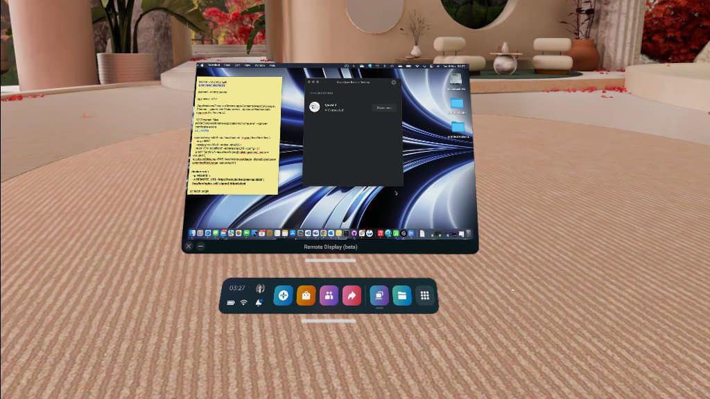 Remote Desktop beta on the Meta Quest Pro