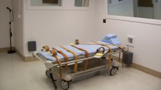 A gurney used to execute inmates.