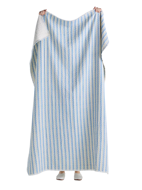 Ana Cotton Gauze Woven Throw Blanket