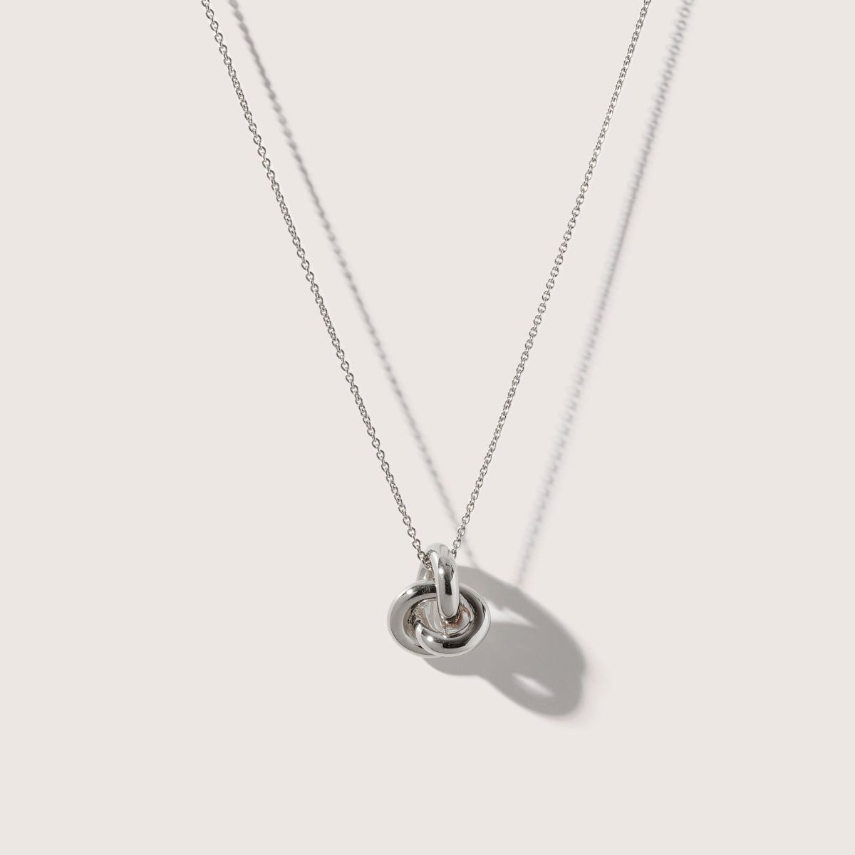 Silver Knot Necklace