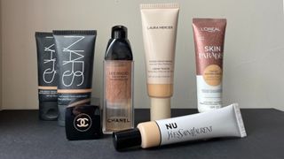 Selection of the best tinted moisturisers from Nars, Chanel, Laura Mercier, YSL and L'Oreal Paris