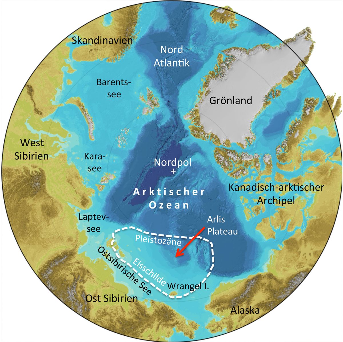 Siberia ice sheet