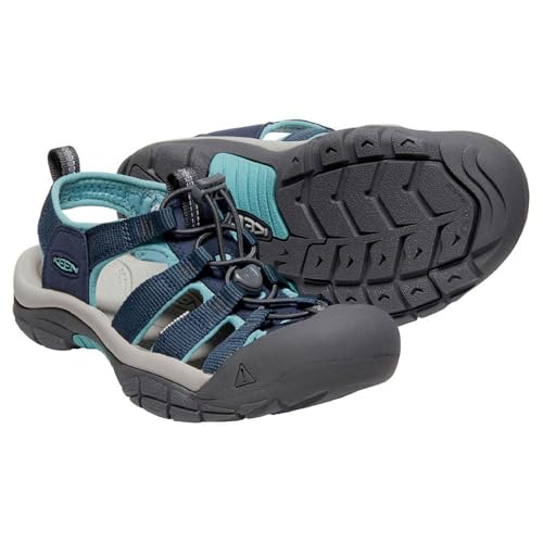 Keen Women's Newport H2 Closed Toe Water Sandals, Navy/magnet, 5.5