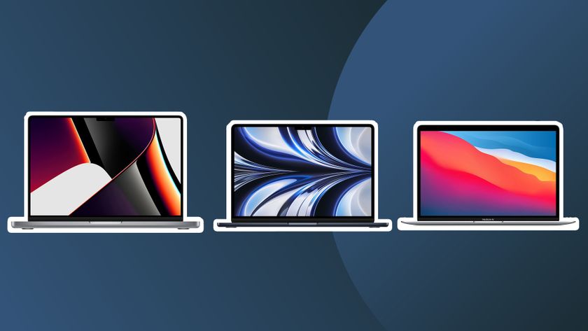 Three of the best MacBook for programming options on a dark blue background