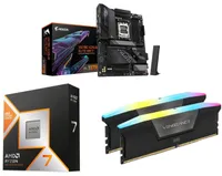AMD Ryzen 7 9800X3D, 32GB Corsair Vengeance DDR5 RAM, Gigabyte X870E Aorus Elite Wifi7