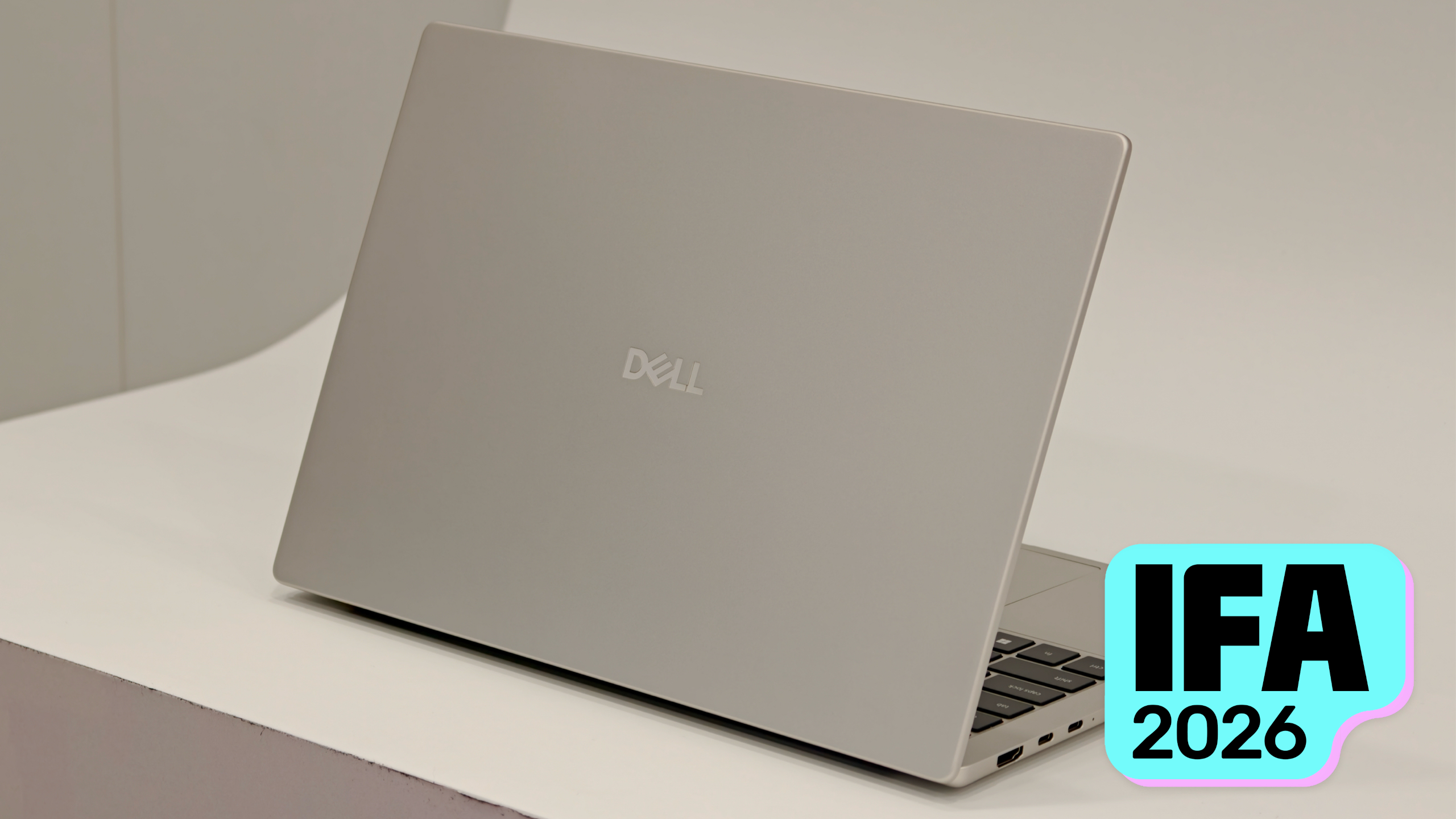 The Dell 14S with an IFA 2026 badge