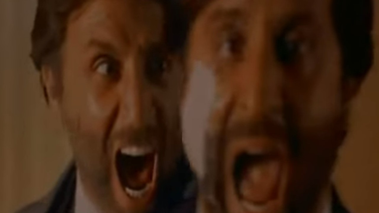 Ron Silver disintigrating after being touched in Timecop