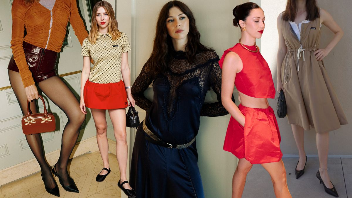 Every Chic Look Hermione Corfield Wore to Promote the Outlander Prequel