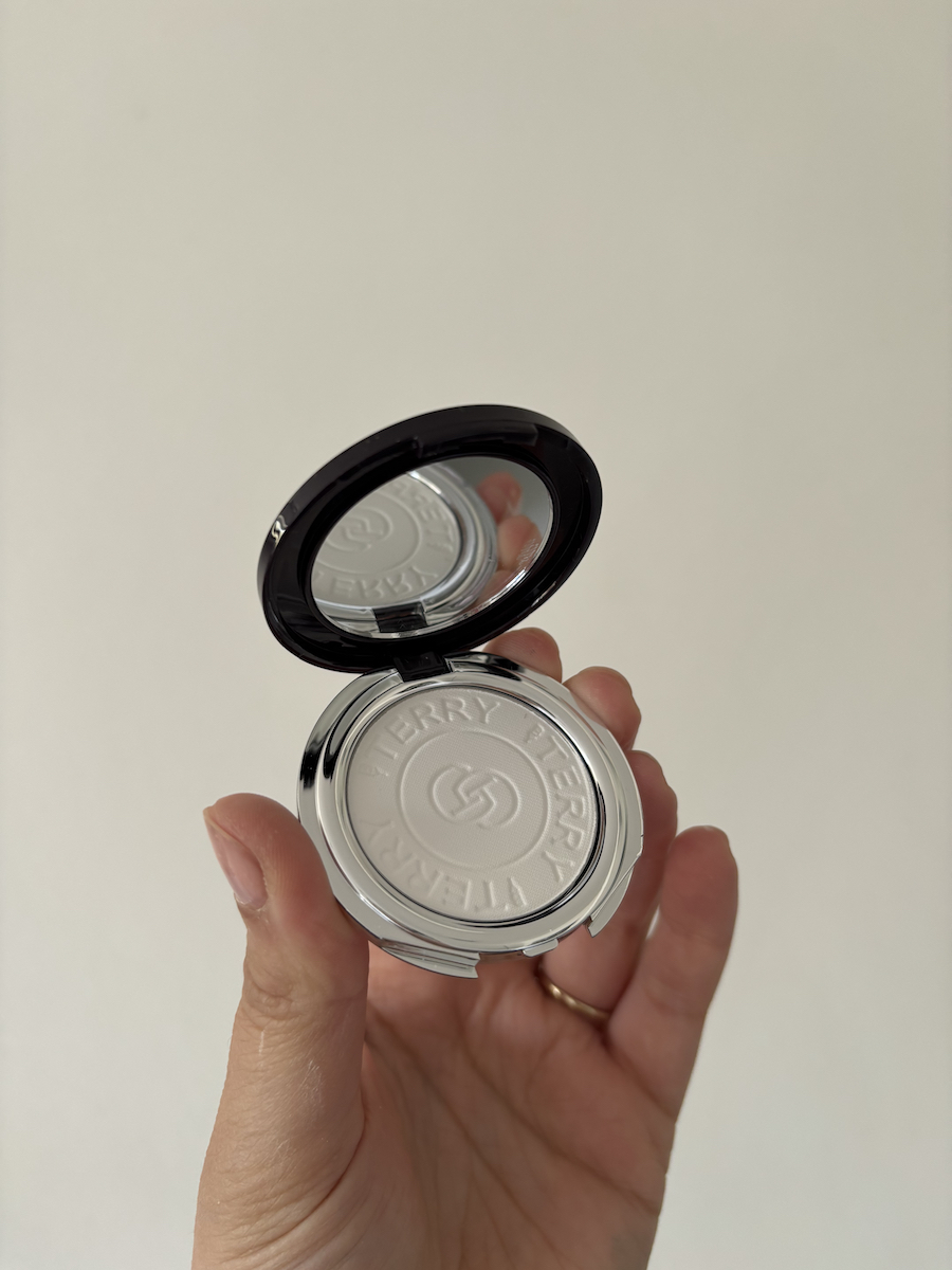 Mica Ricketts holding By Terry Hyaluronic Hydra-Powder 8HA