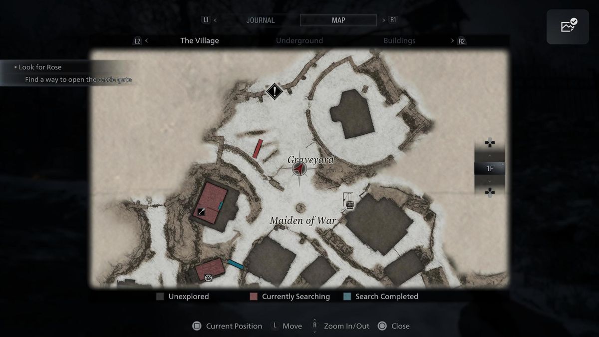 Goat Of Warding 1 Graveyard Map