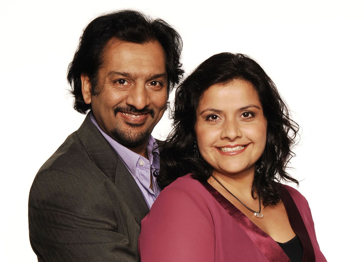 Masood and Zainab in &#039;EastEnders&#039;.