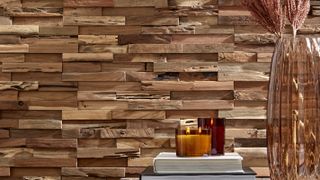 wooden wall panelling