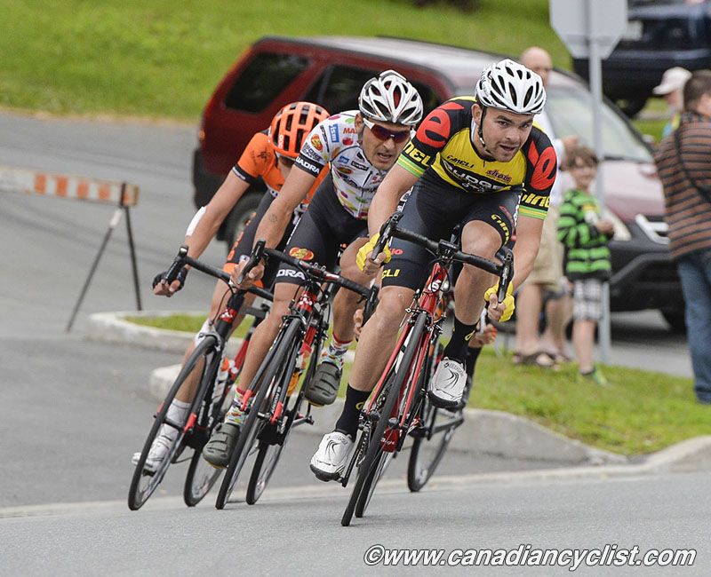 Jack Bobridge (Team Budget Forklifts) at the front of the break.