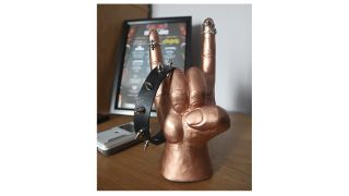 Best gifts for music lovers: Bronze rock hand sculpture