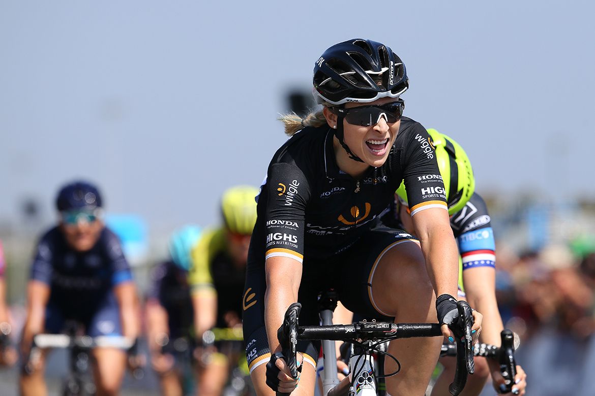 Annette Edmondson (Wiggle High5) unsure if she has won