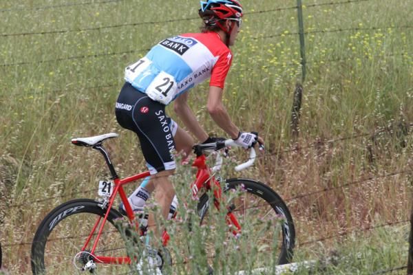 Andy Schleck hasn't looked comfortable throughout the tour
