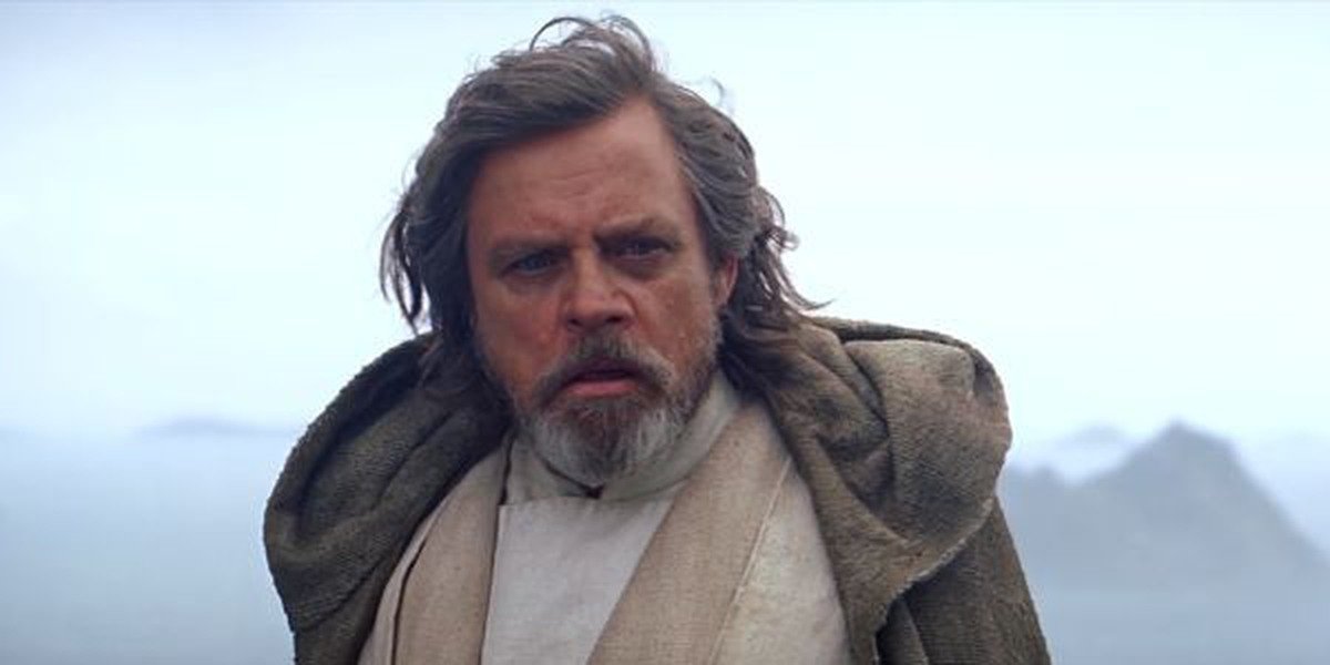 Luke Skywalker in Star Wars: The Last Jedi