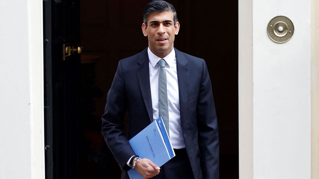 Rishi Sunak with his Spring Statement