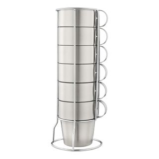 Stackable Stainless Steel Coffee Cups