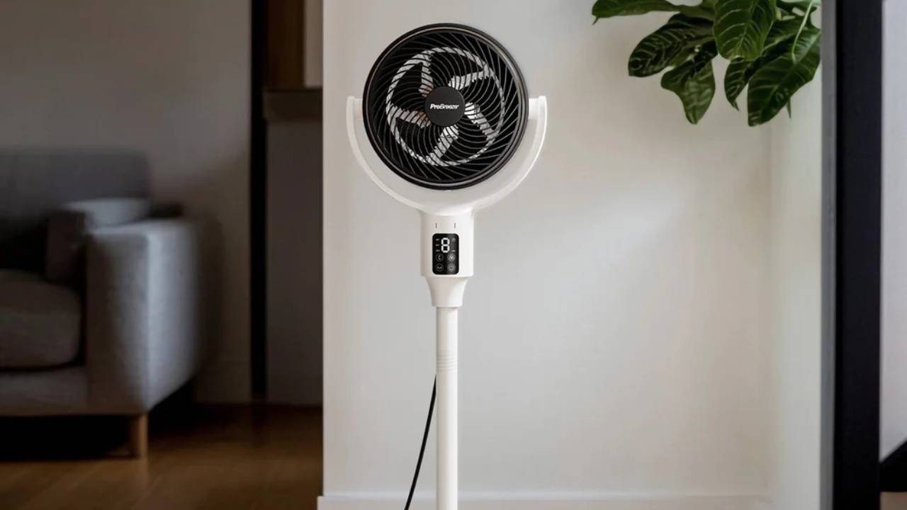 Pro Breeze AirFlo 43&rdquo; Smart Hybrid Pedestal Fan