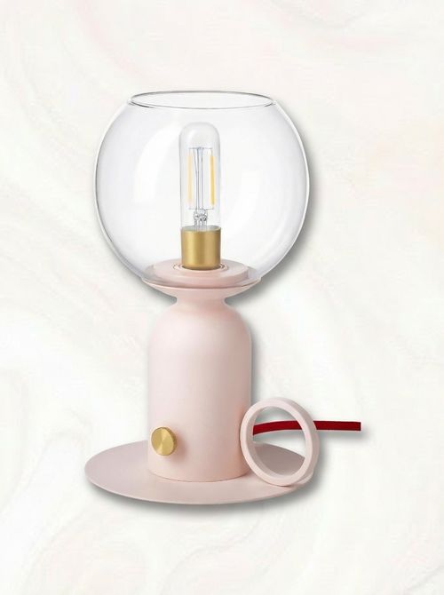 &Aring;skmuller Table Lamp - Pink/Red