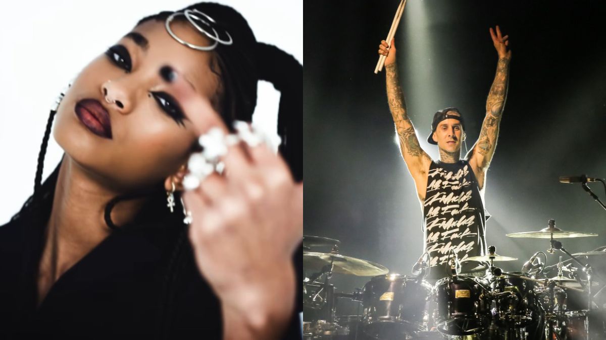 Willow and Travis Barker