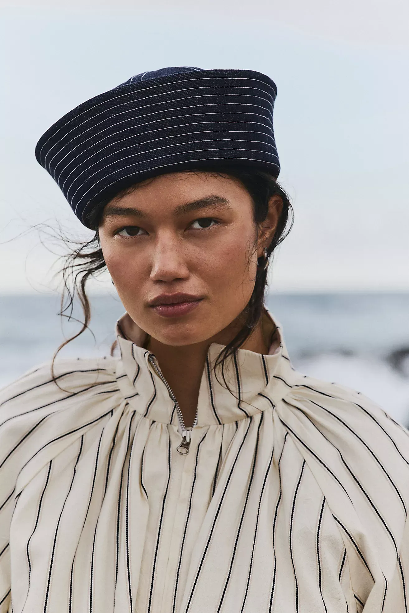 Emmery Denim Sailor Hat
