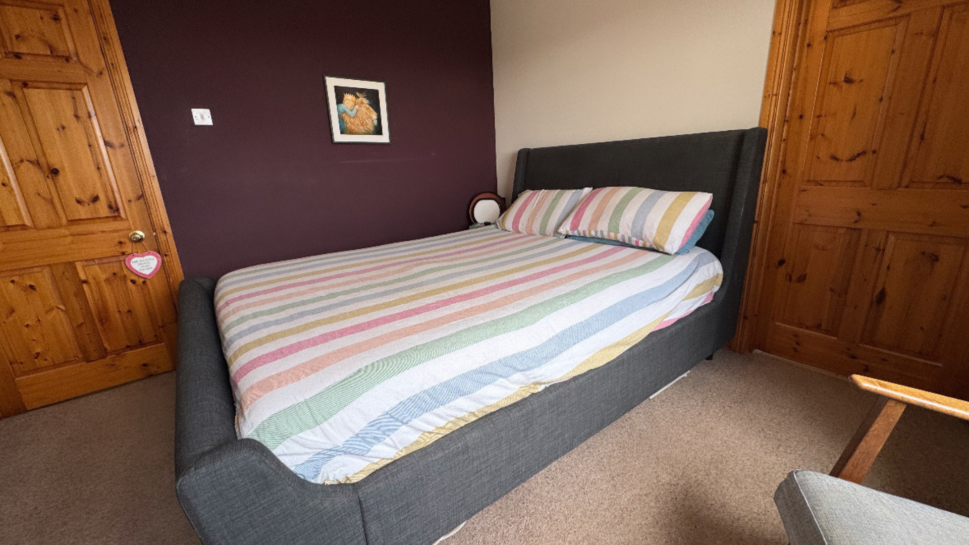 The Simba Hybrid Luxe Mattress pictured during testing