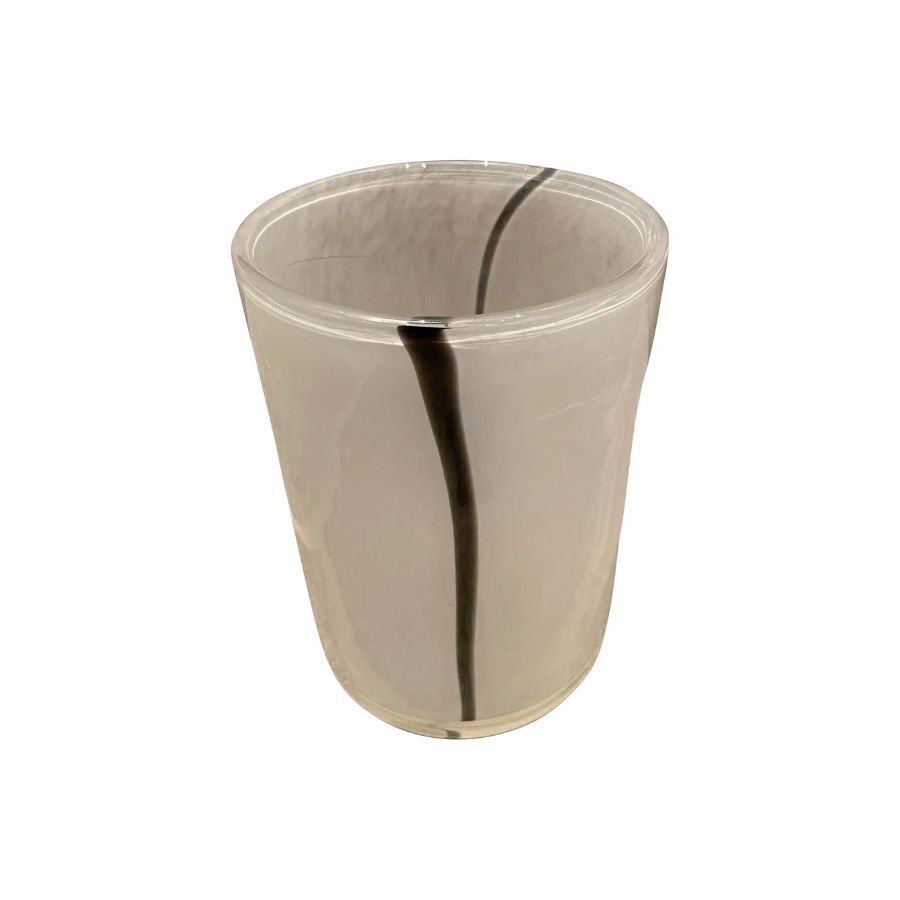 Henry Dean Glass Hurricane vase