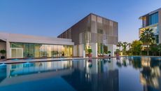 Oberoi Beach Resort, Al-Zorah by Piero Lissoni at night