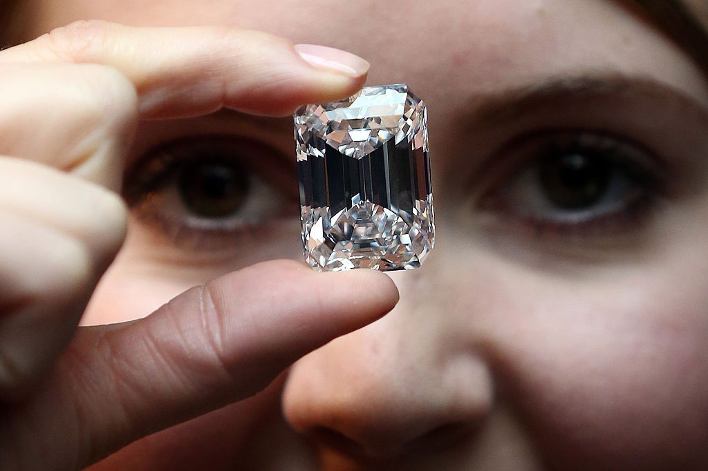 Teen finds diamond. 