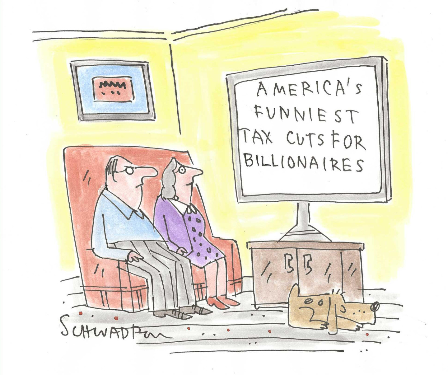 Political cartoon