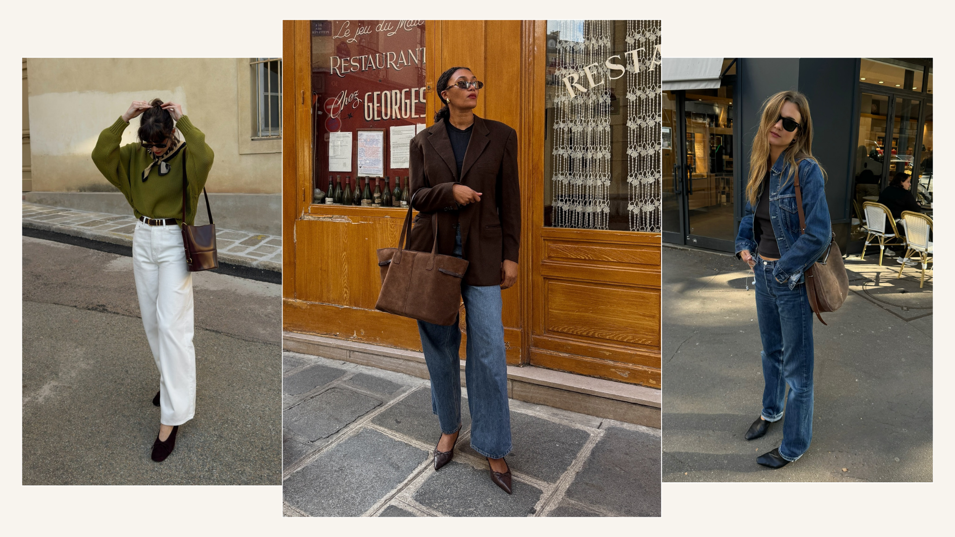 French Spring Jeans Outfits