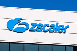 Zscaler logo on the side of a building
