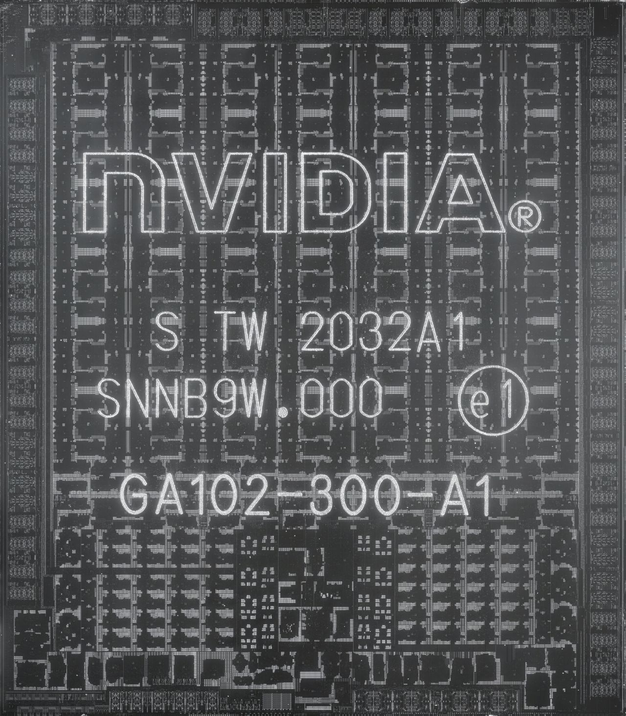 Nvidia GA102 Ampere Die