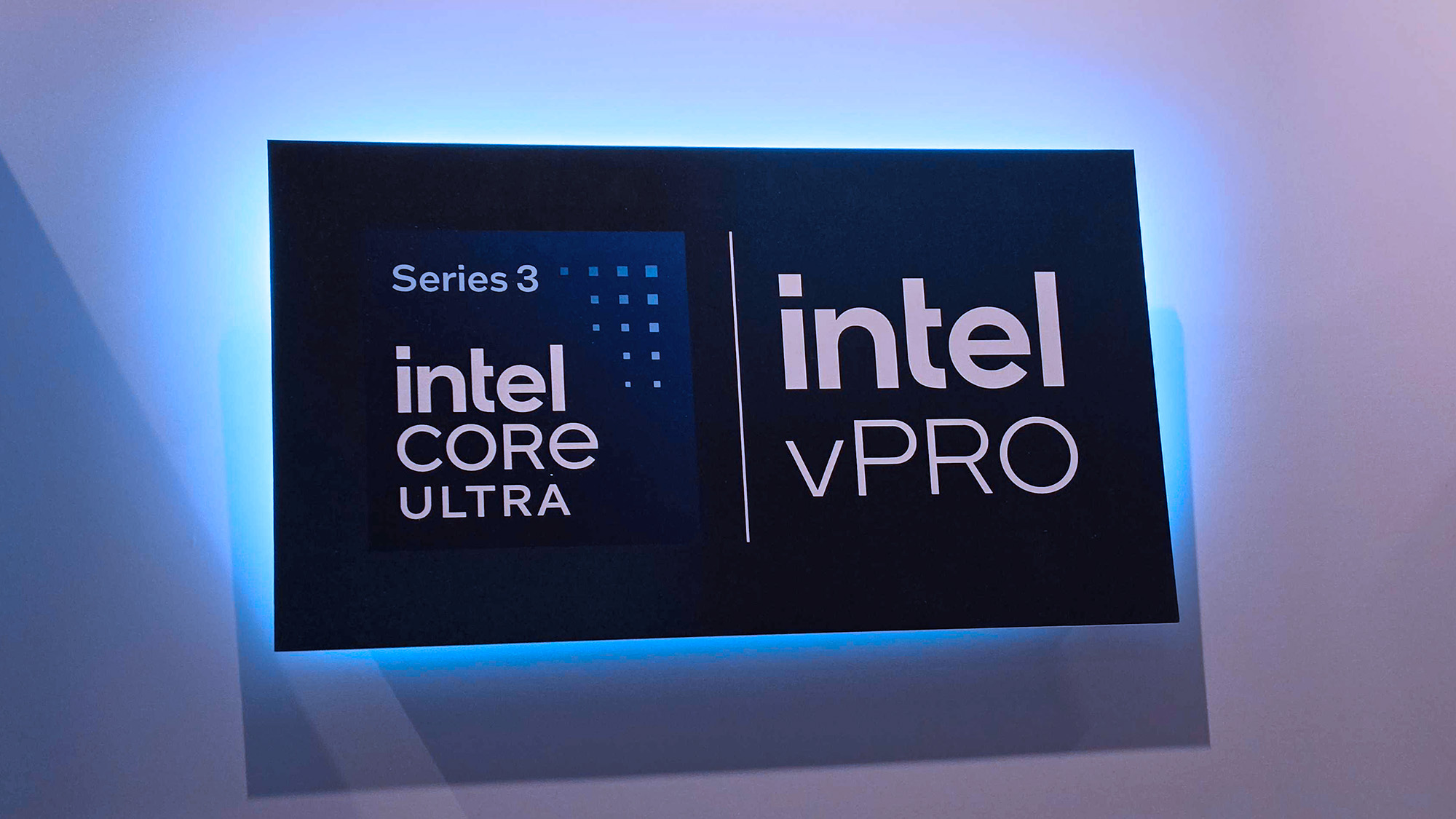 Intel vPro with Core Ultra Series 3 samples on display