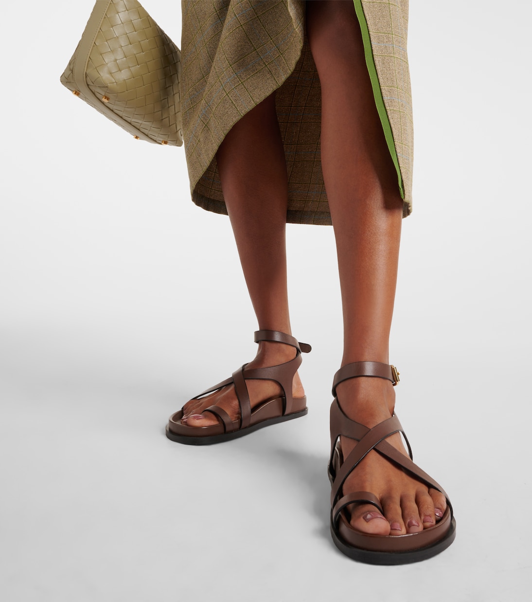Jalen Slim Leather Sandals