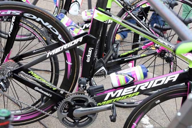 Merida provide the bikes and are the secondary sponsor of the team